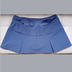 Lands End Mini Swim Skirt with Pleats - NWOT